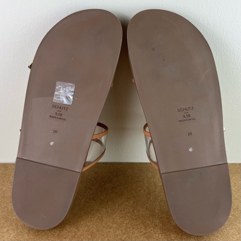 NEW SCHUTZ BROWN SANDALS - Picture 12 of 12
